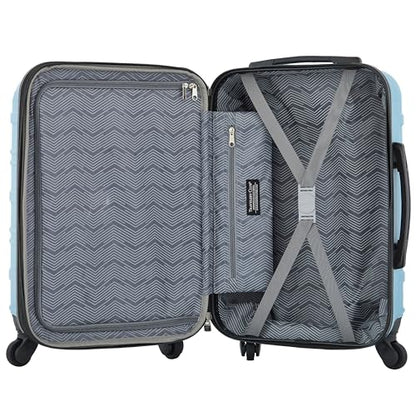 Travelers Club Phoenix Luggage, Blue Moon, 22-Inch Carry-On - color: Blue Moon, size: 22" Carry-On