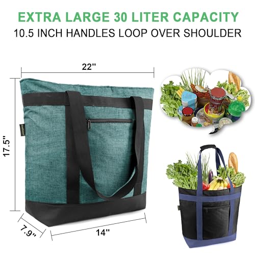 BeeGreen Insulated Cooler Bag Leakproof Freezer Shopping Tote for Groceries Heavy Duty Thermal Food Delivery Bag - color: Dark Purple, style: Sling Cooler