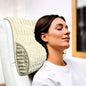 Memory Foam Recliner Neck Pillow. | Breathable pressure relieving ergonomic cushion fits car, sofa, office chair, recliner.Cream,17"W×2.7"D - color: Cream, size: 17"W x 2.7"D