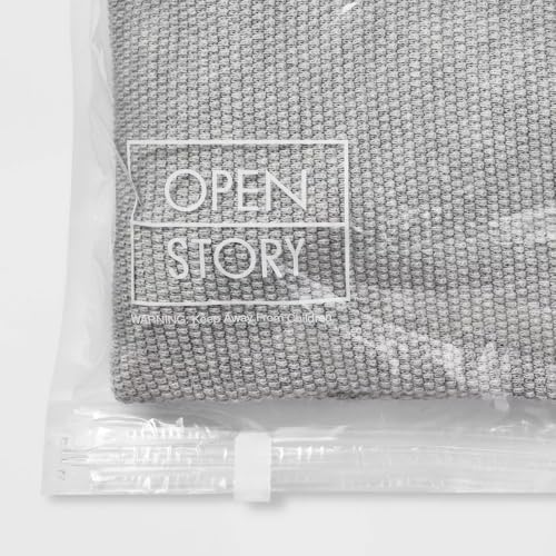 Open Story 5-Piece Compression Packing Bag Set – Airtight & Waterproof Travel Storage Bags – No Vacuum Needed – Space-Saving Zip-Up Organizer for Clothes, Blankets & Luggage