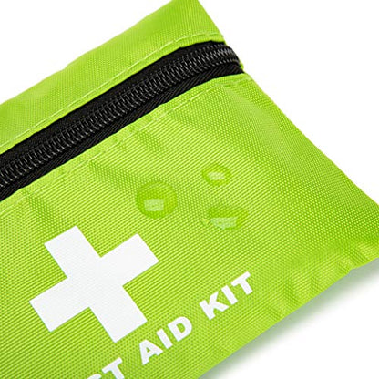 Red First Aid Bag Empty First Aid Kit Empty Waterproof First Aid Pouch Small Mini for First Aid Kits Pack Emergency Hiking Backpacking Camping Travel Car Cycling (Green, 6.3x4.3 6 Pack) - color: Green, size: 6.3x4.3 Inch (Pack of 6)