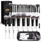 25PCS Makeup Brushes Set with Travel Case, Professional Makeup Brush Kit for Foundation, Concealer, Powder, Eyeshadow & Blush, Essential Cosmetic Tools, Portable Travel Gift Set (White) - color: 25 PCS-White