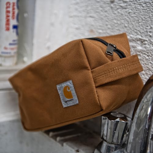 Carhartt Durable Travel Kit, Organize Essentials W/the Water Resistance Toiletry Bag, Black - color: Black