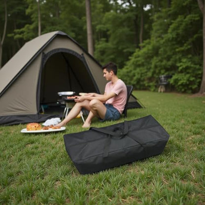 Heavy Duty Large Duffel Bag - XL, 51"(L) x7.87(W) x7.87(H) | Multi-Scene Organizer for Canopy Tents, Hammock Covers, Grill Tools & Folding Chairs, MOLLE Straps, Reinforced Zippers - size: 51''(L)x7.87''(W)x7.87''(H)