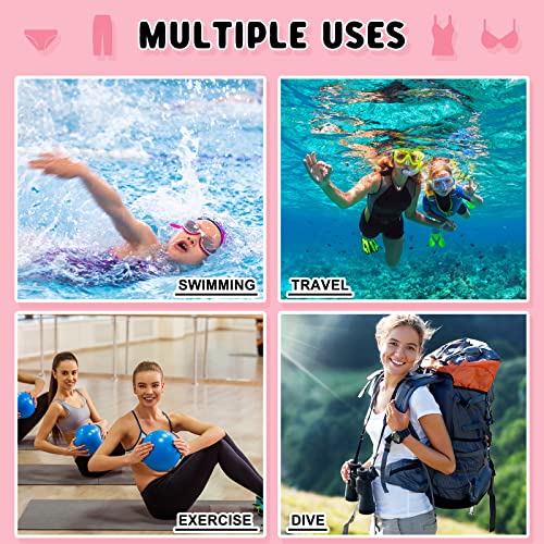 Shappy 2 Pack Large Travel Laundry Bags, Large Wet Dry Waterproof Dirty Clothes Bag for Suitcase, Swimsuit Beach Gym College Dorm Wet Bag(Dress Style) - style: Dress Style