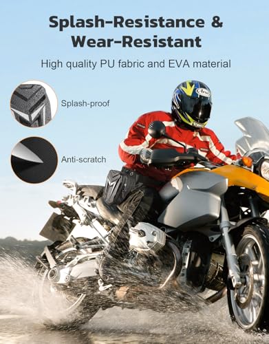 Thigh Bag with Leg Strap, Drop Leg Bag for Women Men, Water-Resistant Motorcycle Leg Bag, Sturdy EVA Drop Leg Pouch, Expandable Storage Equipment Bag for Boxing Cycling Hiking Climbing Fishing