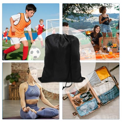 10-Pack Drawstring Bags with Toggle Closure - Lightweight & Durable Nylon Gym Bags for Sports, Travel and Daily Use - size: 8 x11 Inch