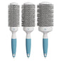 Professional Blow Drying Brush Set - Ceramic Ionic Thermal Brushes for Styling Wet Hair, 3 Round Brushes with Travel Bag for Women - size: Bundle Set of 3