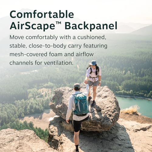 Osprey Sportlite Lightweight Hiking Backpack with Hydraulics Reservoir for Men & Women - Everyday Hydration Travel Bag - color: Torrent Blue, style: 15l