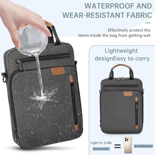 15 inch Laptop Sleeve Bag,Padded Protective Travel Carrying Case for New 15"/15.3" MacBook Air M5 M4 M3 M2 2026-2023,Dell XPS 15 Plus,15 Inch Surface Laptop 7/6/5/4/3,Galaxy Tab S9 Utra 14.6" - color: Grey, size: 15 Inch