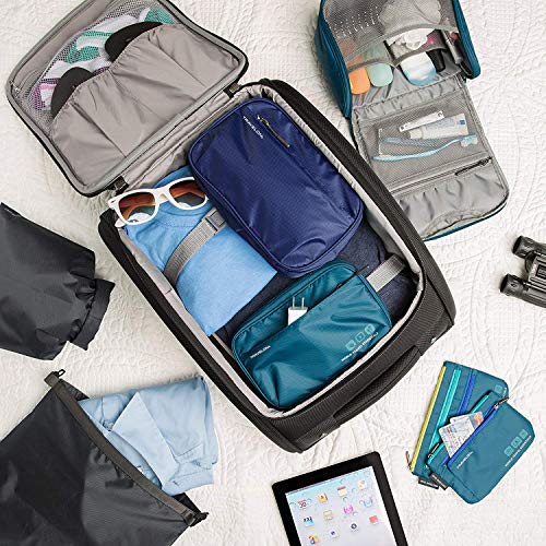 Travelon World Travel Essentials Tech Organizer - color: Peacock Teal