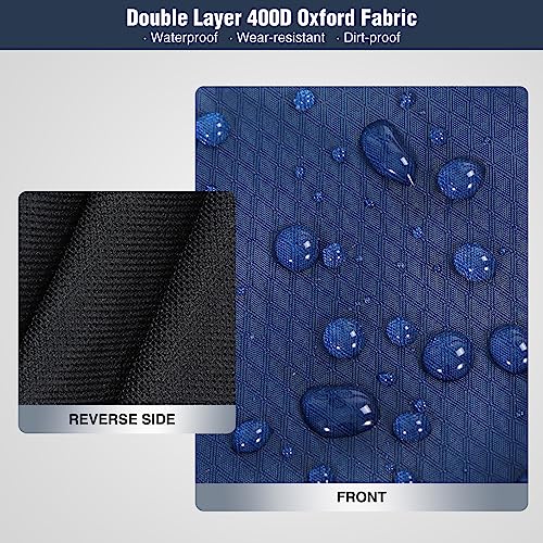 REDCAMP Foldable Travel Bag, Large Sports Bag, 75L/96L/100L, Lightweight Waterproof Tote Bag - color: Blue 100L