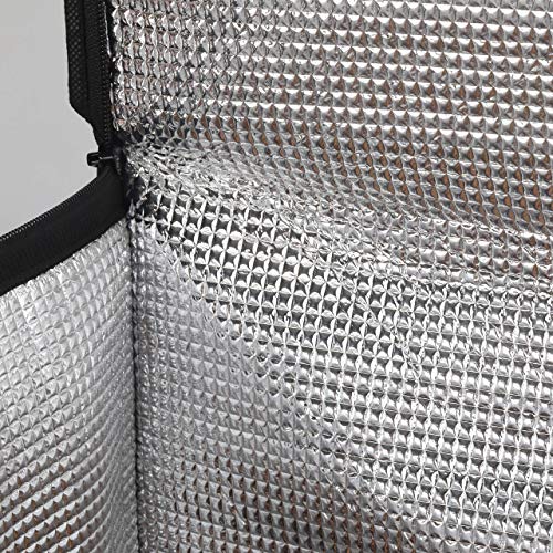 New Star Foodservice Commercial Insulated Food Delivery Bag, Extra Large, 23 x 15 x 14 Inch, Black - size: 23" W x 15" H x 14" D
