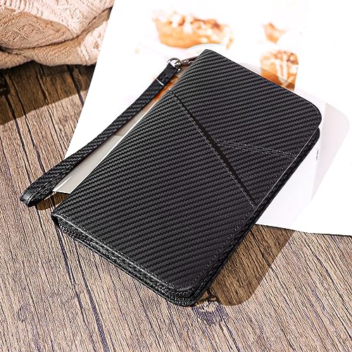 Polare Full Grain Leather Passport Holder With YKK Zipper RFID Blocking Travel Document Organizer Ticket Holder Cover Case Holds 2 Passports (Carbon Black) - color: Carbon Black
