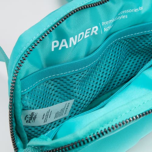 Pander Cross Body Fanny Pack for Women, Fashion Waist Packs, Crossbody Bags, Belt Bag with Adjustable Strap (Waterspout). - color: Cyan Blue