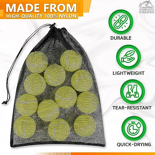 12 PCs Mesh Laundry Bags – 13x15.5 Inch Black Washable Nylon Bags Set – Reusable Mesh Bag for Swimwear, Delicates, Sports Gear, Towels, Travel Use | Lightweight Storage Solution for Daily Needs - style: 12Pcs, Black, M size