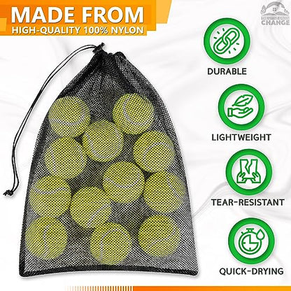 12 PCs Mesh Laundry Bags – 13x15.5 Inch Black Washable Nylon Bags Set – Reusable Mesh Bag for Swimwear, Delicates, Sports Gear, Towels, Travel Use | Lightweight Storage Solution for Daily Needs - style: 12Pcs, Black, M size
