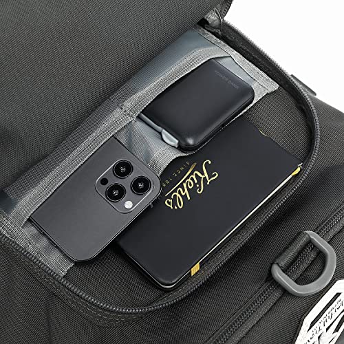 Kalesi Gym Duffle Bag Backpack 4-Way Waterproof with Shoes Compartment for travel Sport Hiking laptop (gray) - color: Gray