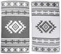 Bersuse 100% Cotton Cozumel Turkish Towel Beach Towel Bath Towel Dual Layer Peshtemal Beach Blanket Beach Essentials - 39x71 Inches, Silver Grey - color: Silver Grey3