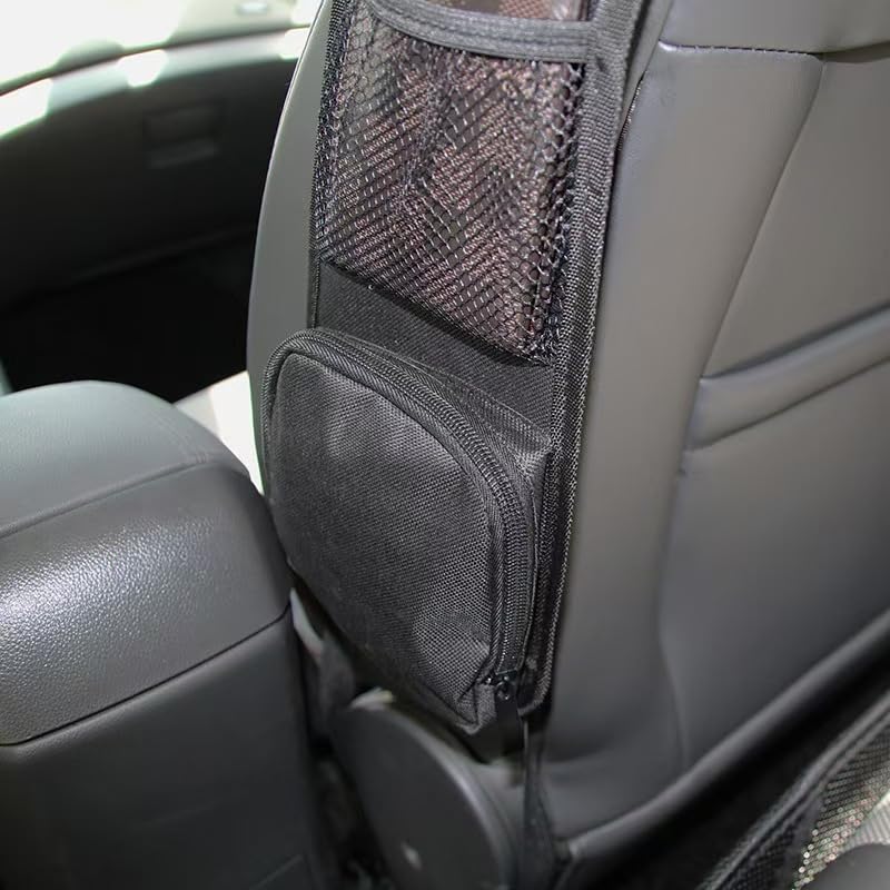 Car Seat Organizer with Multiple Pockets | Hanging Storage Bag, Durable Mesh Seat Back, Multi-Function Pockets, For Baby, Kids, Travel