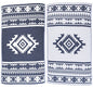 Bersuse 100% Cotton Cozumel Turkish Towel Beach Towel Bath Towel Dual Layer Peshtemal Beach Blanket Beach Essentials - 39x71 Inches, Dark Blue - color: Dark Blue3