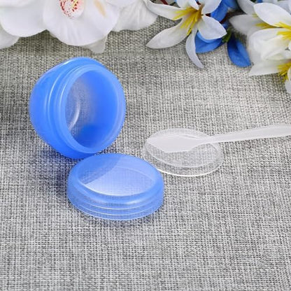 Travel Containers for Toiletries, 3 Size 0.35/0.7/1 OZ Sample Jars, TSA Approved Leak-proof Travel Size Toiletries Containers with Lids for Cosmetic Makeup Face Body Hand Cream