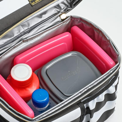 Cool Coolers by Fit + Fresh, Reusable & Long-Lasting Slim Ice Packs, Cold Packs for Lunch Boxes, Ice Packs for Lunch Bags, Pink 8 Pack - color: Pink (8 Pack)