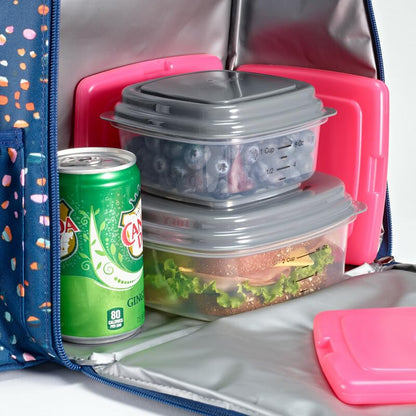 Cool Coolers by Fit + Fresh, Reusable & Long-Lasting Slim Ice Packs, Cold Packs for Lunch Boxes, Ice Packs for Lunch Bags, Pink 8 Pack - color: Pink (8 Pack)