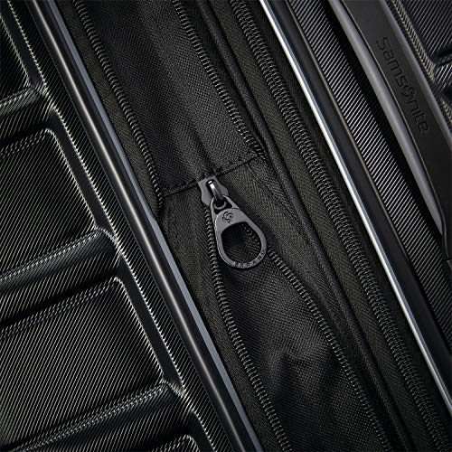 Samsonite Omni 2 Hardside Expandable Luggage with Spinner Wheels, PRO 2PC SET (CO/M), Midnight Black - color: Midnight Black, size: 2-Piece Set (Carry-on PRO/Medium)