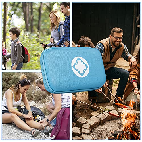 Small-Waterproof Car First-Aid Kit Emergency-Kit - Blue 273Piece Camping Equipment for Camping Hiking Home Travel YIDERBO - style: Blue-273Pcs