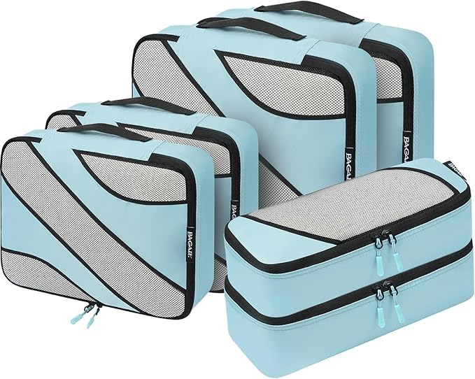 BAGAIL 8 Set Packing Cubes and 6 Set Luggage Packing Organizers