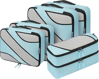 BAGAIL 8 Set Packing Cubes and 6 Set Luggage Packing Organizers
