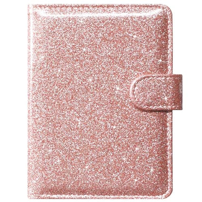 ACdream Unisex Faux Leather Passport and Vaccine Card Holder, Glitter Rose, RFID Blocking, 20 x 3.5 x 2.5 in - color: AB - Glitter Rose
