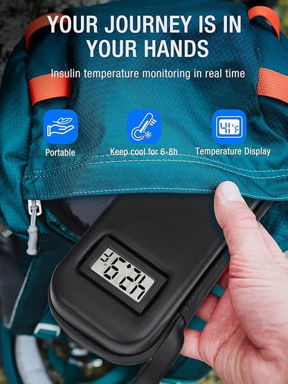 Insulin Cooler Travel Case for Wegovy Pens – Diabetes Carrying Insulated Bag with 2 TSA-Approved Ice Packs, Long-Lasting Cooling for Wegovy Pens, Ideal for Travel and Daily Use. - color: Compatible With Wegovy Pens