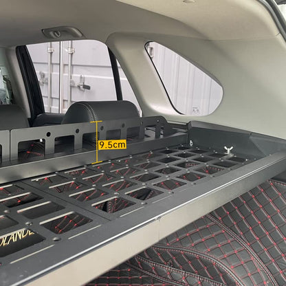HIGH FLYING for Toyota RAV4 2019-2025 Car Accessories Modular Storage Molle Panel Cargo Shelf Organizer Luggage Carrier Rack Aluminum Alloy (with Conjoined Cross Bar) - size: 2019-2025 with Conjoined Cross Bar
