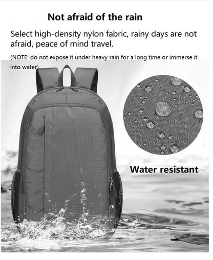 Ultra Lightweight Packable Hiking Backpack Small Foldable Travel Hiking Camping Daypack Casual Outdoor Day Bag for Men Women 25L - color: Gray