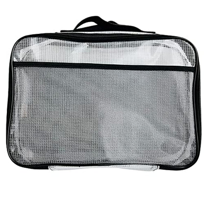 4PC Large Mesh Storage Bag for Board Games, Puzzles, Toys, Supplies, Zippered Bags for Organization Compatible with Legos and Doll Storage (4pc Mesh Bags)