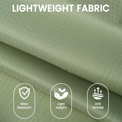 BAGAIL 6 Set Ultralight Compression Packing Cubes Packing Organizer for Travel Accessories Luggage Suitcase Backpack - color: Matcha Green70D, style: Mesh Pattern