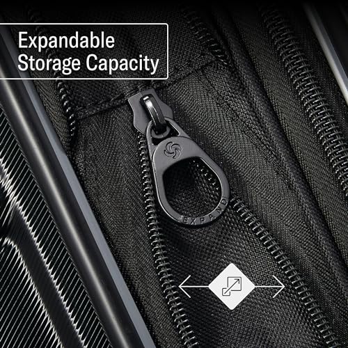 Samsonite Omni 2 Hardside Expandable Spinner Wheel Luggage, Checked Medium 24 in, Nova Teal - color: Nova Teal, size: Checked-Medium Spinner