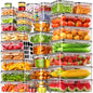 70 PCS Food Storage Containers with Lids Airtight, (35 Lids & 35 Containers) Leak proof Containers Set for Kitchen, Meal Prep, BPA-Free, PVC-Free Plastic, Microwave/Dishwasher Safe, Extra Labels & Pen - color: 70 PCS
