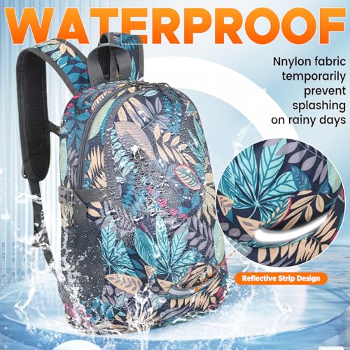sunhiker Small Hiking Backpack Women Men 20L Lightweight Travel Backpack Daypack Casual Backpack For Cycling Outdoor Camping - color: Leaf