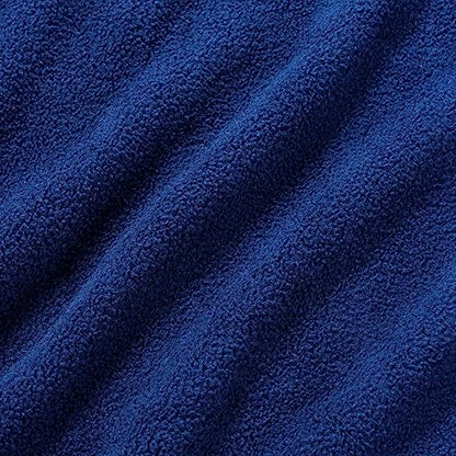 Berkshire Blanket Microfleece Queen Size Bed Blanket Navy, Lightweight Soft Breathable Plush Micro Fleece Blanket for Bed Couch Sofa, 90x90 Inches - color: Navy, size: Full/Queen
