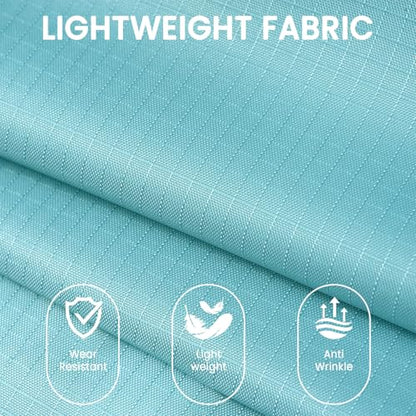 BAGAIL 6 Set Ultralight Compression Packing Cubes Packing Organizer for Travel Accessories Luggage Suitcase Backpack - color: DustyBlue70D, style: Mesh Pattern