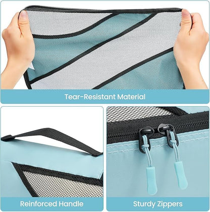 BAGAIL 8 Set Packing Cubes and 6 Set Luggage Packing Organizers