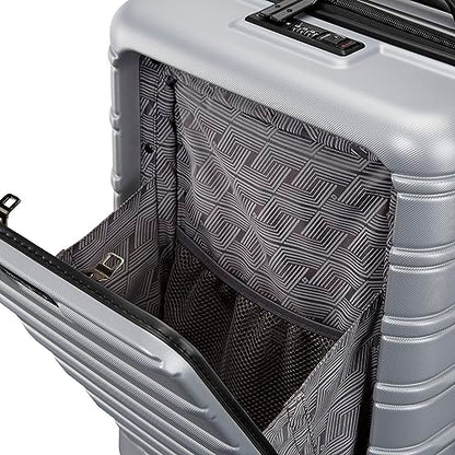 Samsonite Omni 2 Pro Hardside Expandable Luggage with Spinner Wheels, PRO 2PC SET (CO/M), Arctic Silver - color: Arctic Silver, size: 2-Piece Set (Carry-on PRO/Medium)