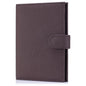 Genuine Leather Passport Wallet with RFID Blocking – Slim Travel Passport Holder with Card Slots, Zipper Coin Pocket & Cash Sleeve, Classic Travel Wallet (Coffee Brown) - color: Coffee Brown