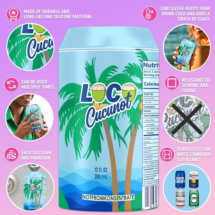 BeerSkin Skywin Silicone Can Covers that Look Like Soda - 10 Pack 12 oz (355ml), Reusable & Durable Soda Can Cover, Fun Kozies for Cans for Camping, Parties, Outdoor, Beach Accessories (Light Blue) - size: Light Blue