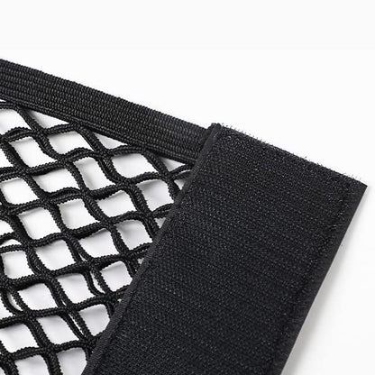 2pcs Cargo Net Car Storage Net - Stretchable Mesh Pocket Net Magic Tape Universal Mesh Car Accessories Interior Organizer (L) - size: L-19.68 x 9.8Inch(50 x 25cm)