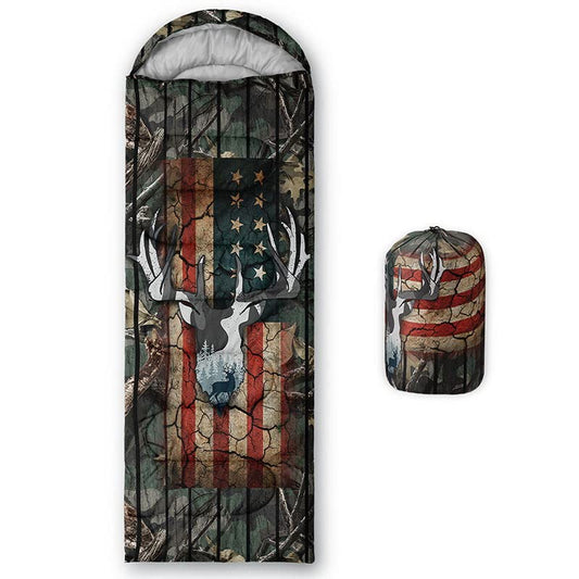 Sleeping Bag for Kids Adults,Brown Giraffe Fur Pattern-Lightweight Warm Portable Outdoor Indoor-Waterproof Cold Weather Resistant Sleeping Bag for Camping Hiking - color: Antler