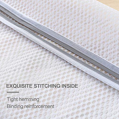 Mesh Laundry Bags for Delicates(2XL+2L), Laundry Bags Mesh Wash Bags, 125gsm Lingerie Bags - size: Set of 4(2L+2XL)